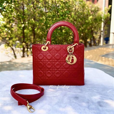 lady dior mini มือสอง|ขายแล้วค่ะ Lady Dior Mini Red Patent สภาพสวยสมบูรณ์แบบ .